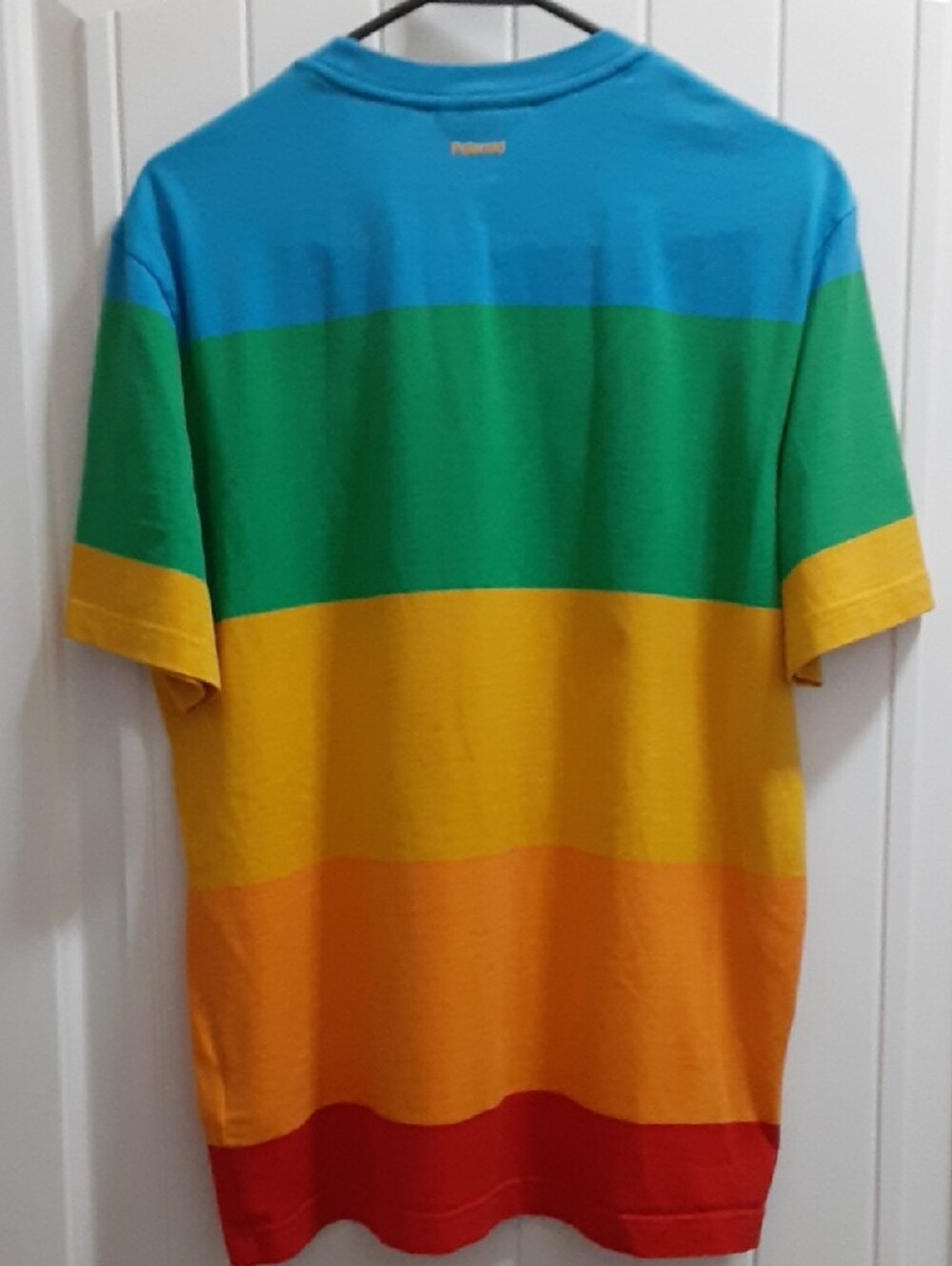 Lacoste x Polaroid 2021 Limited Edition Striped T-Shirt Men's FR 4 / US M - EUC - Picture 2 of 11